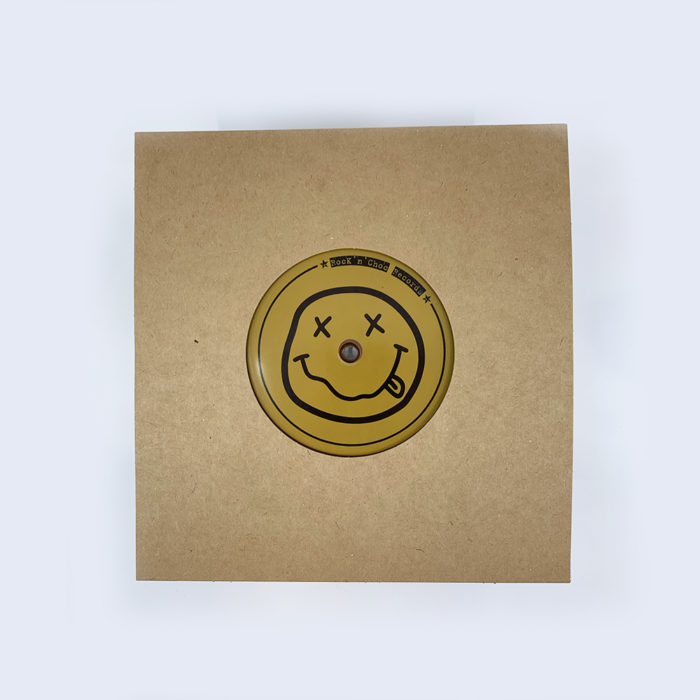Vinyle rock’n choc « smile » - Pâtisserie Litzler-Vogel